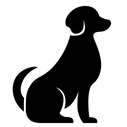 medium size dog icon