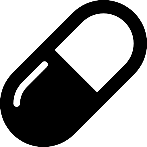 Dog med pill icon